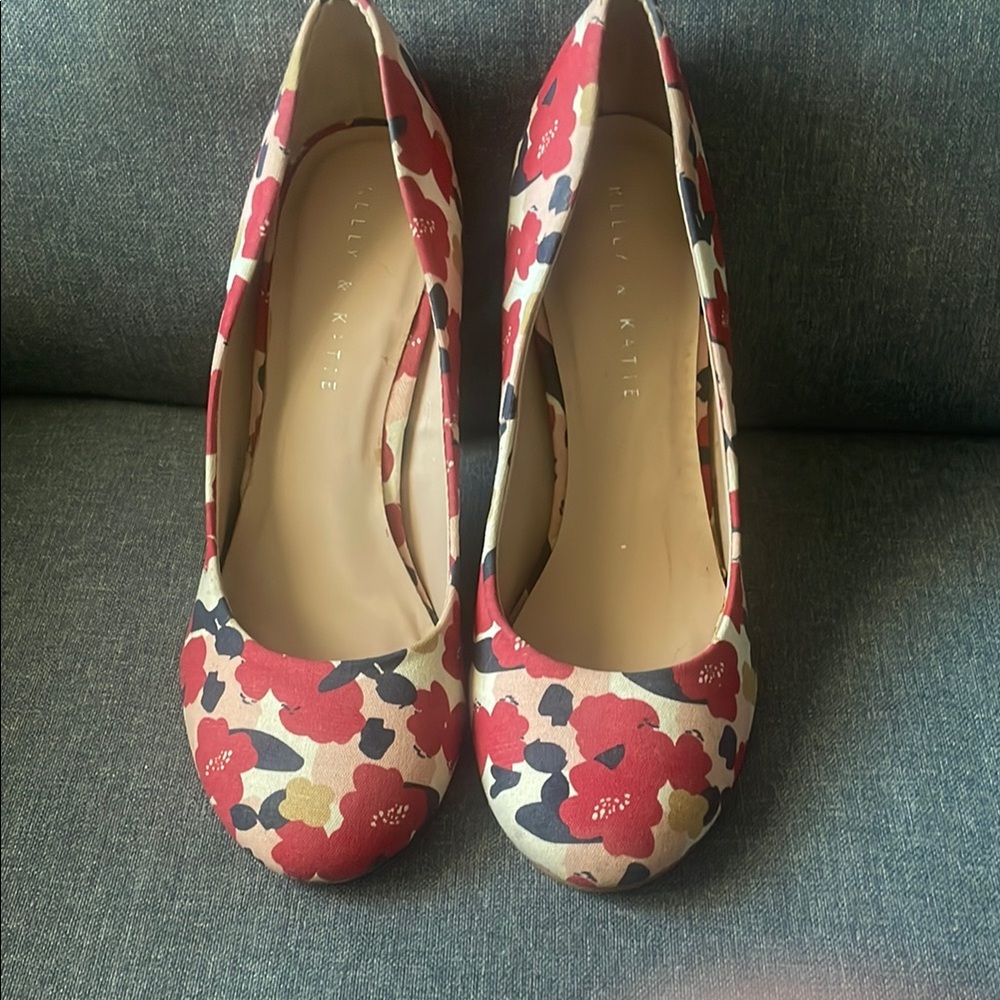 Women's Floral Heels by Kelly & Katie